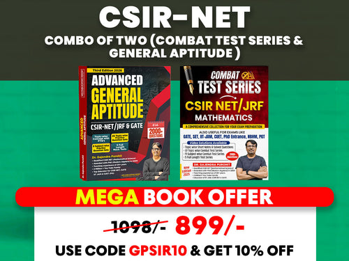 CSIR NET COMBO OF 2 By Dr. Gajendra Purohit