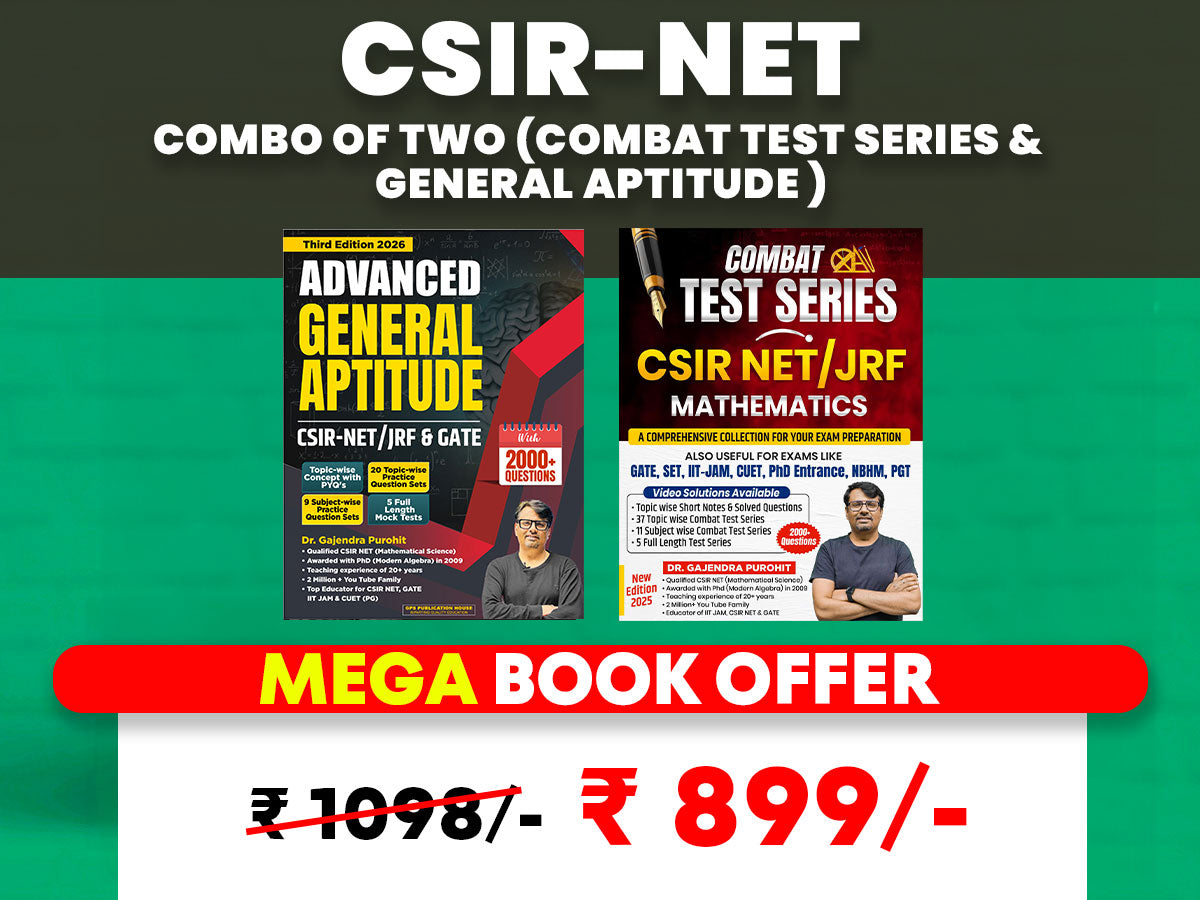 CSIR NET COMBO OF 2 By Dr. Gajendra Purohit