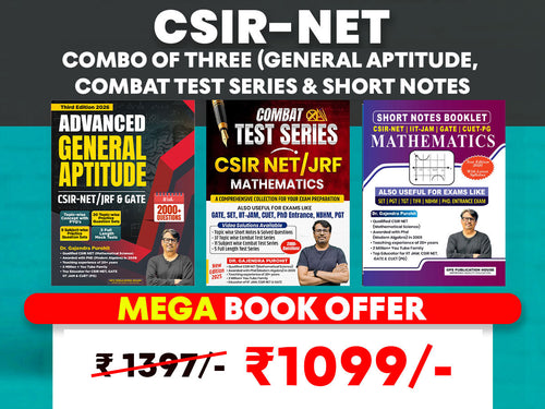 CSIR NET COMBO OF 3 By Dr. Gajendra Purohit